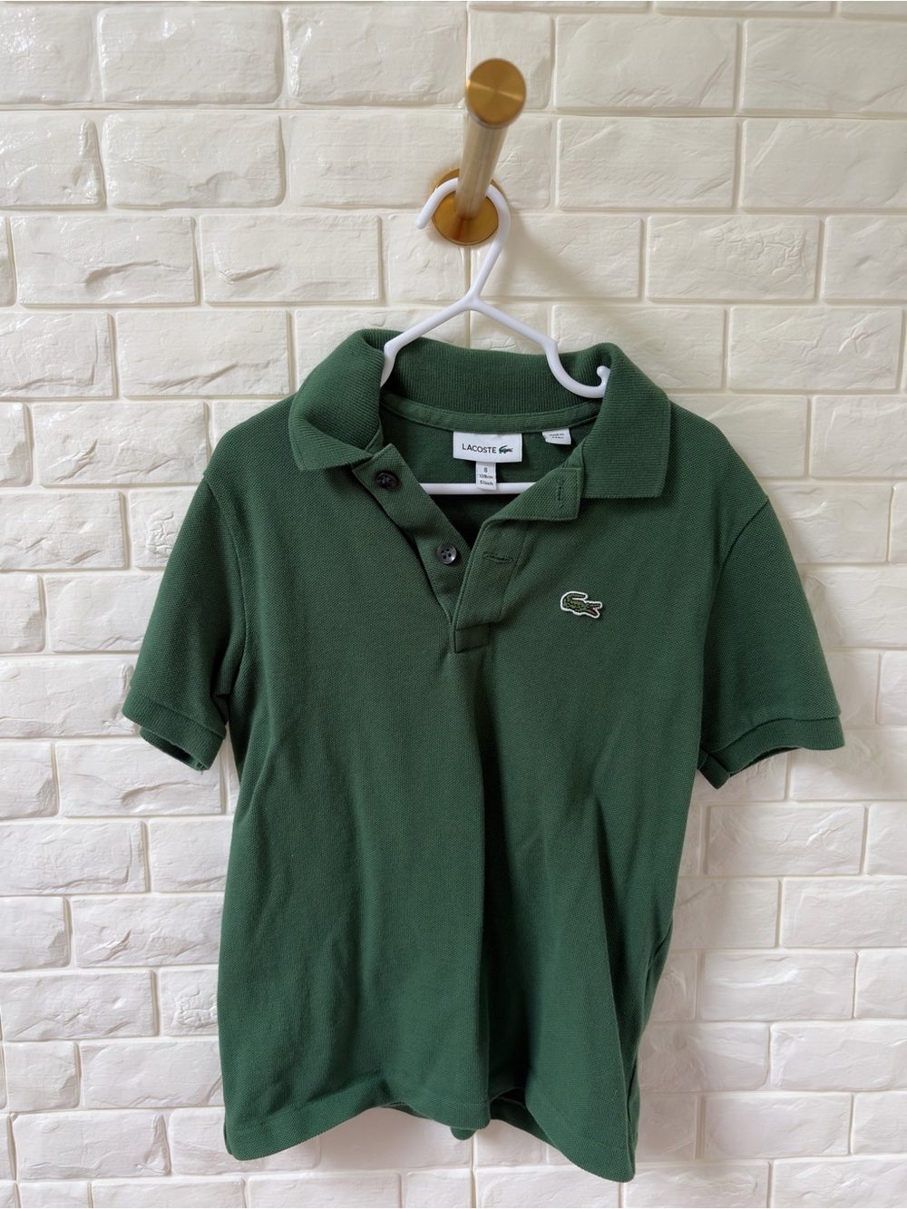 Lacoste Kids Forest Green Classic Polo